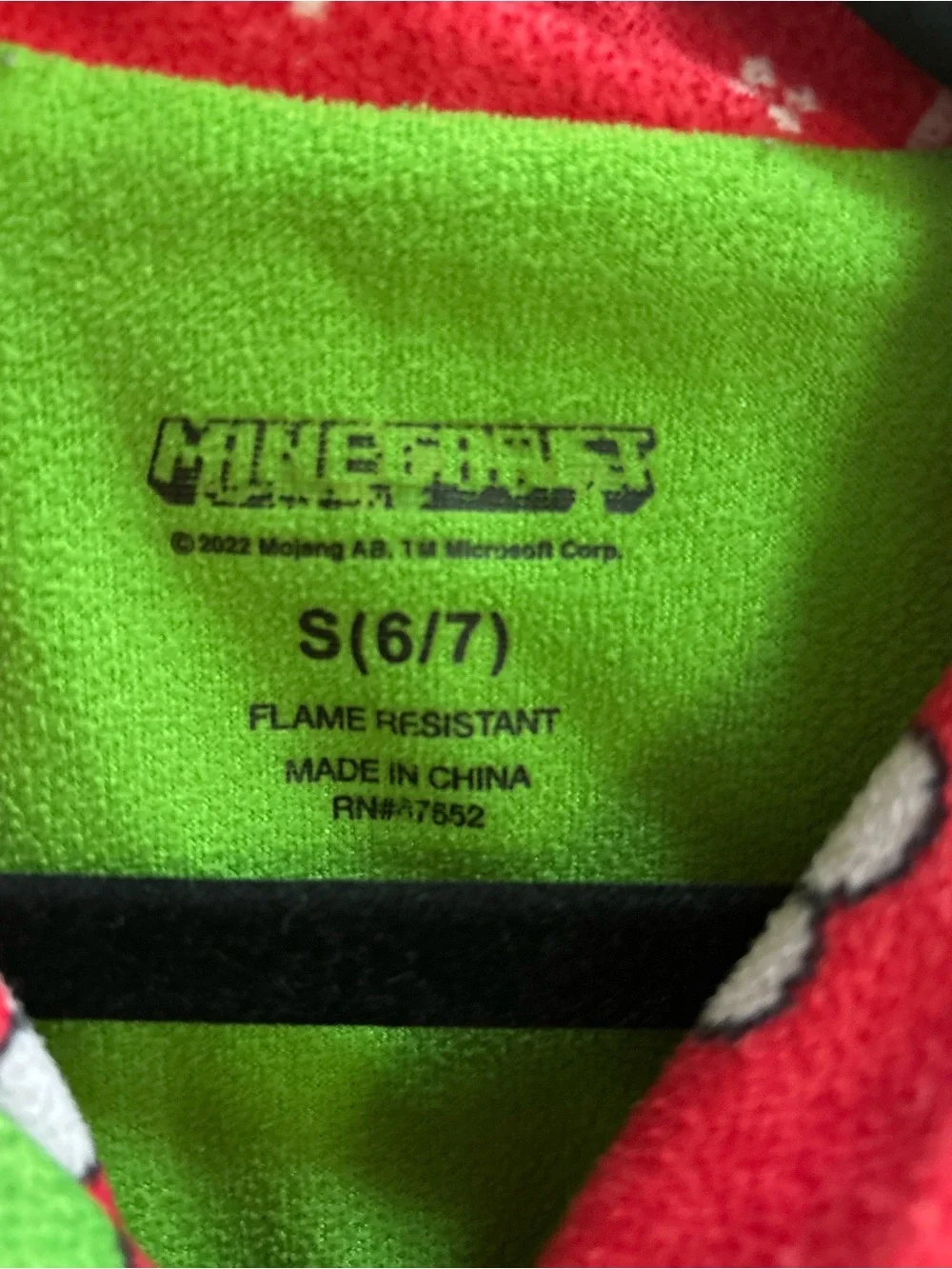 Kids Minecraft Fleece Pajama Set